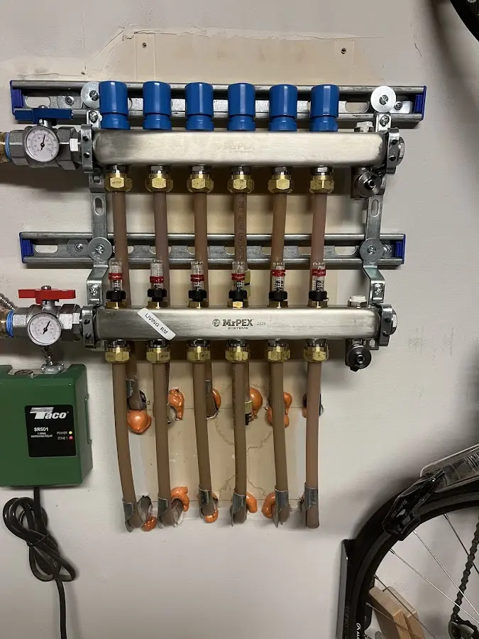 Plumber performing Gas Leak Detection at a residential property in Oak Grove